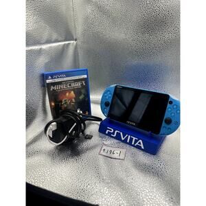 blue ps vita 2000 w/accessories